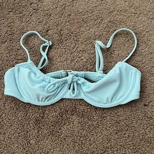 Light Blue Bikini Top